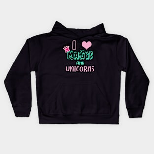 Magic and Unicorns Kids Hoodie